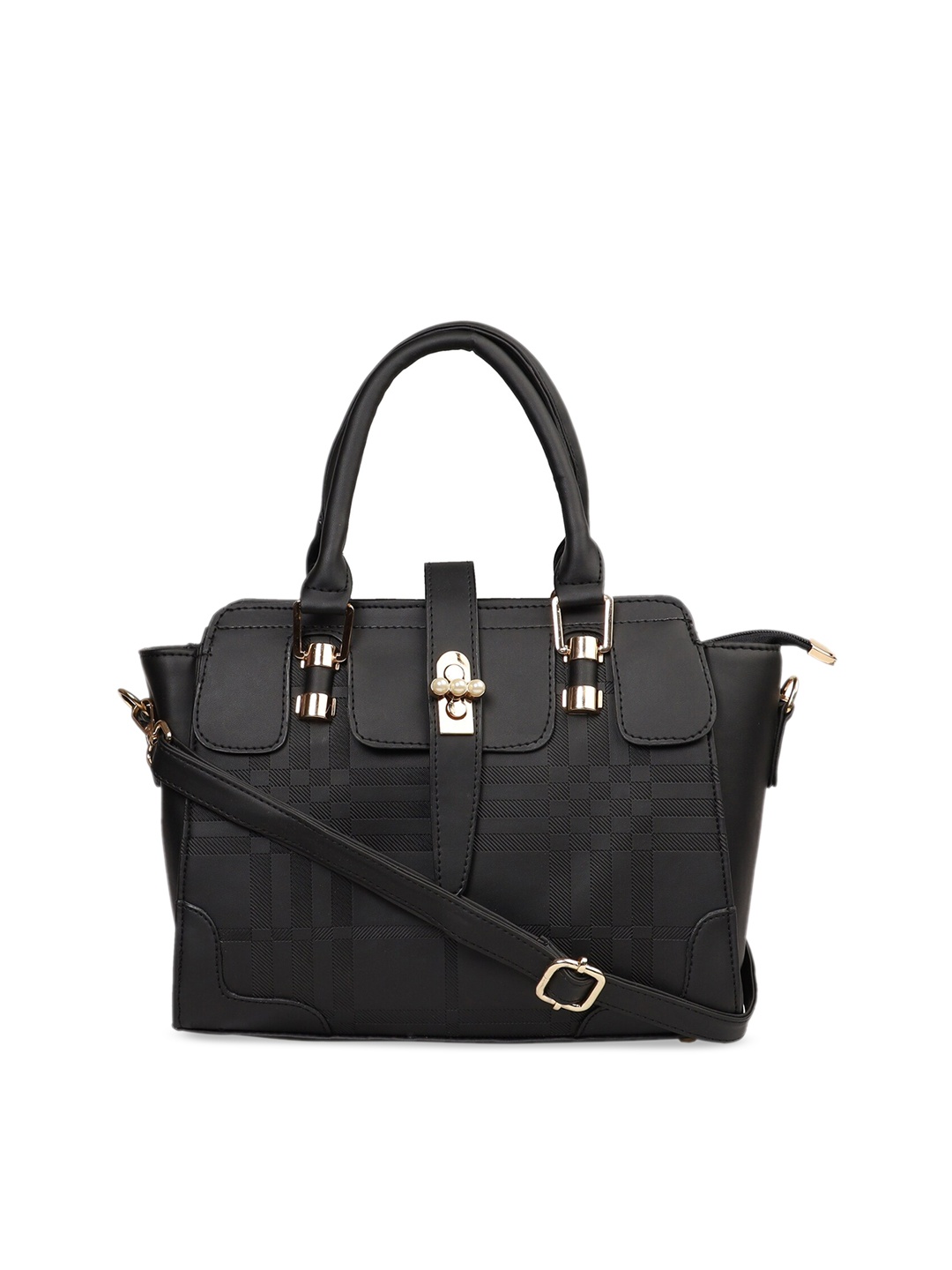 

LEGAL BRIBE Black Solid Shoulder Bag