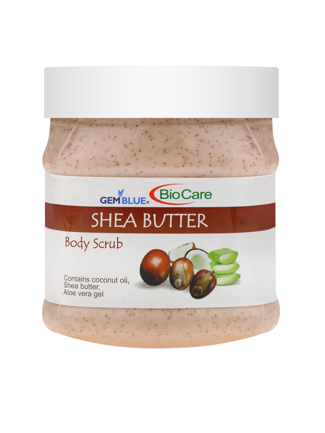 

GEMBLUE BioCare Shea Butter Body Scrub 500 ml, Brown