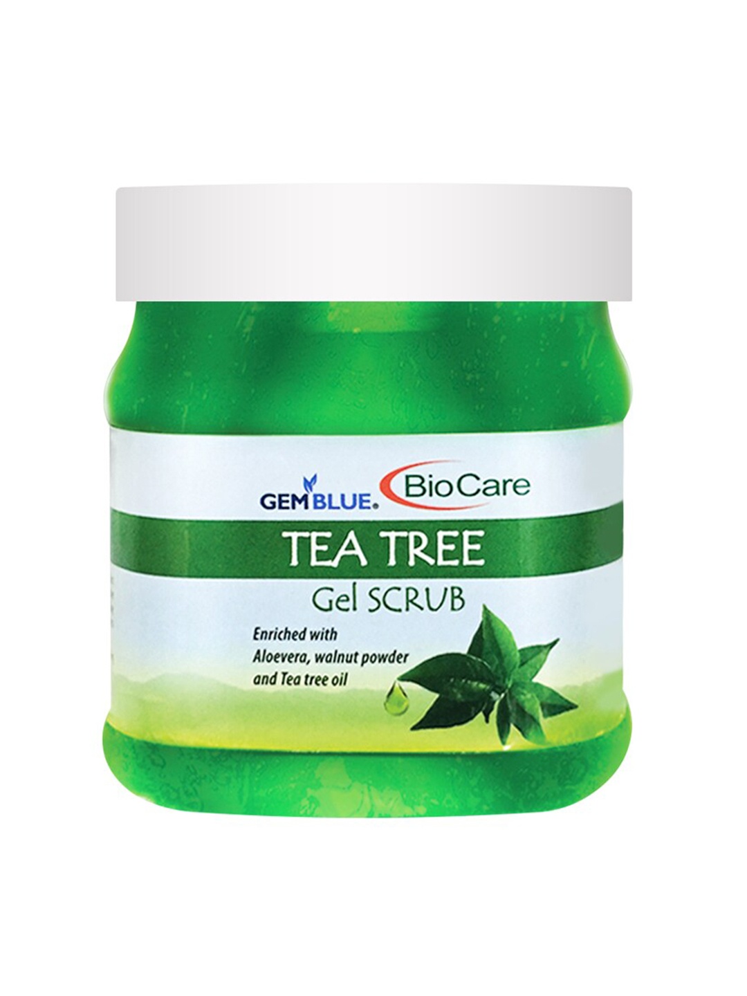 

GEMBLUE BioCare Tea Tree Gel Scrub 500 ml, Green