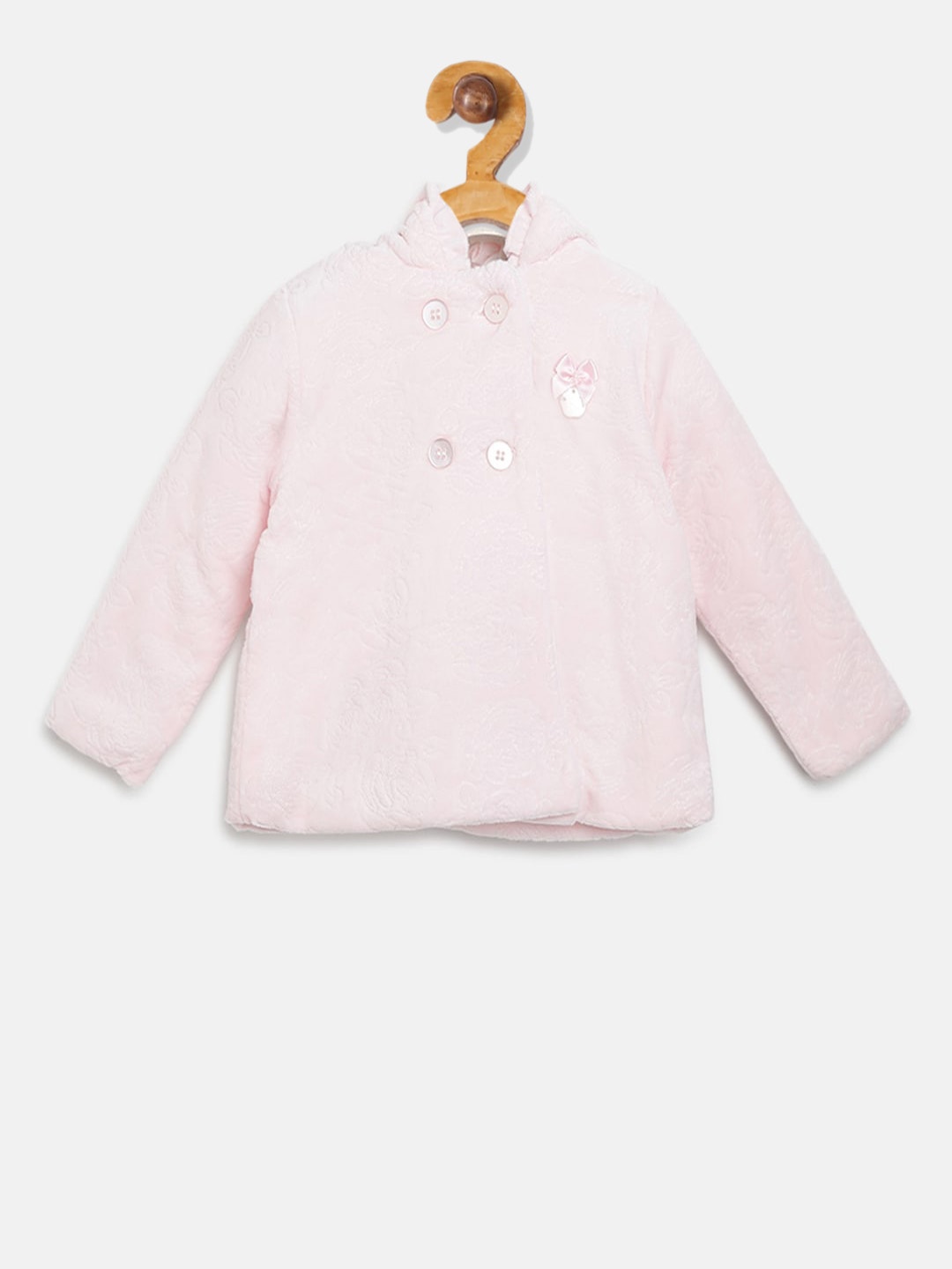 

Chicco Girls Pink Self Design Pullover Sweater