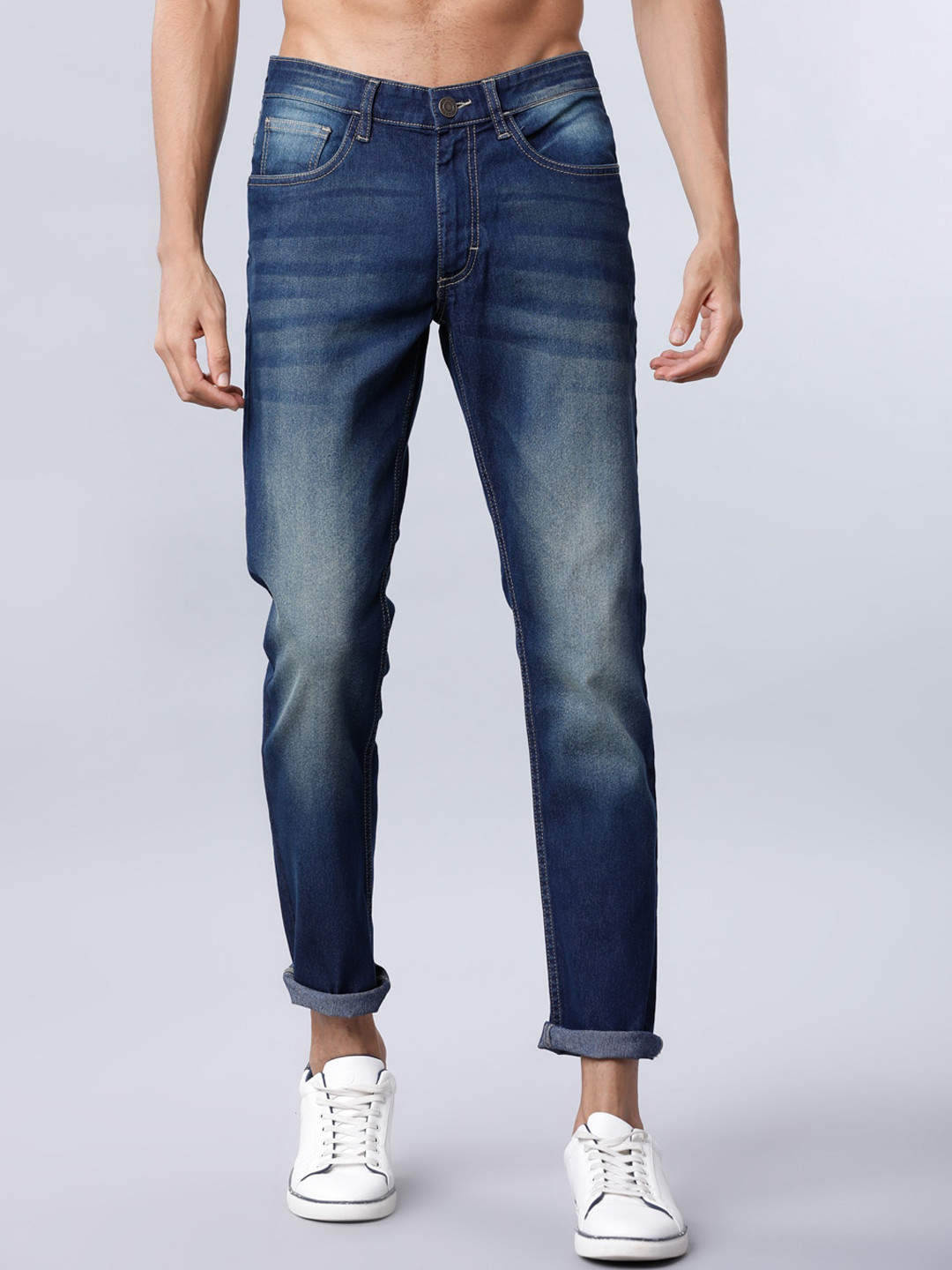 

HIGHLANDER Men Blue Slim Fit Mid-Rise Clean Look Stretchable Jeans
