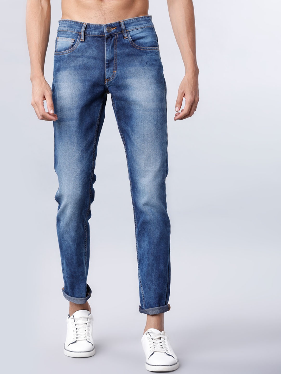 

HIGHLANDER Men Blue Slim Fit Mid-Rise Clean Look Stretchable Jeans