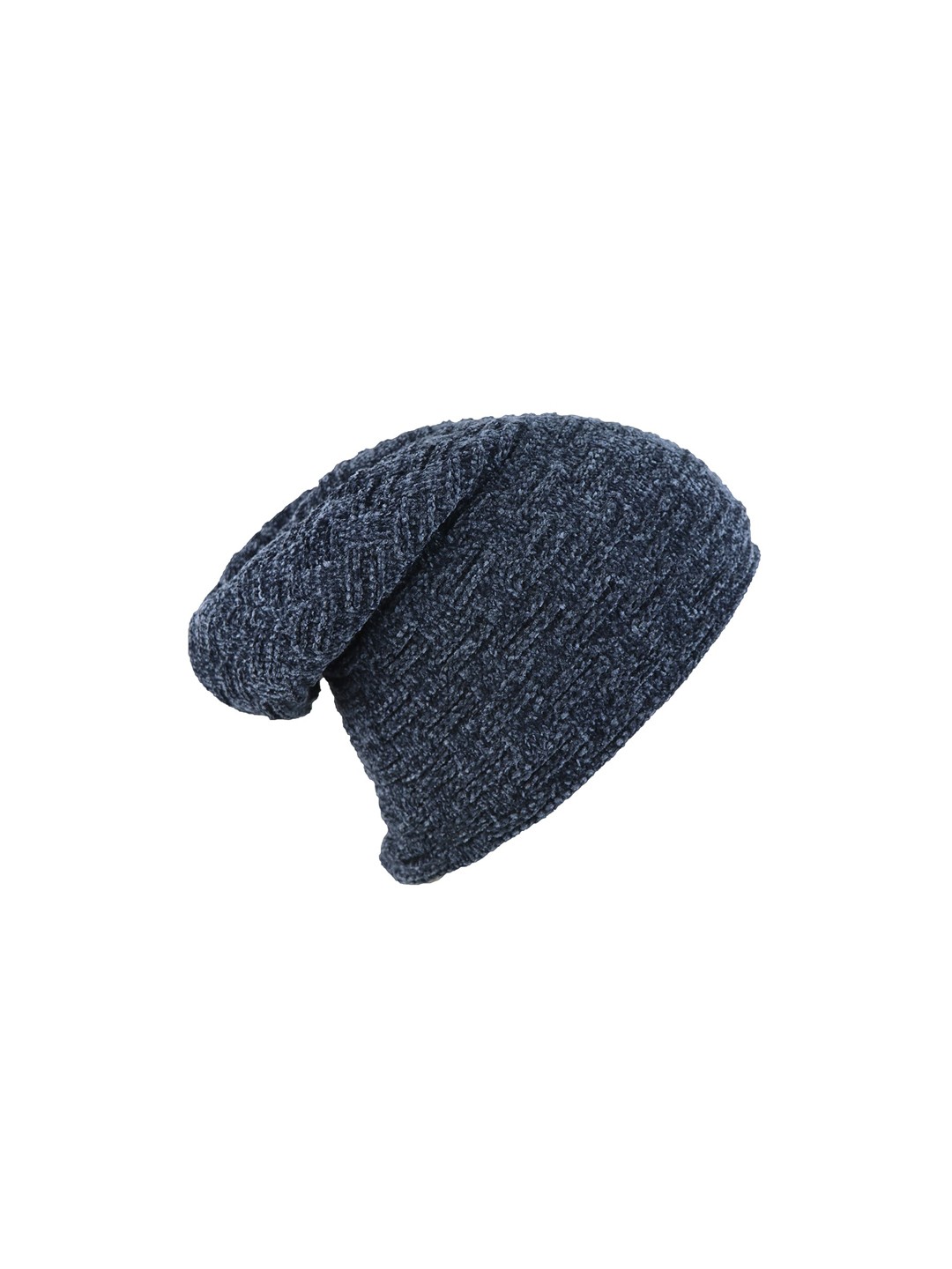 

iSWEVEN Unisex Blue Solid Beanie