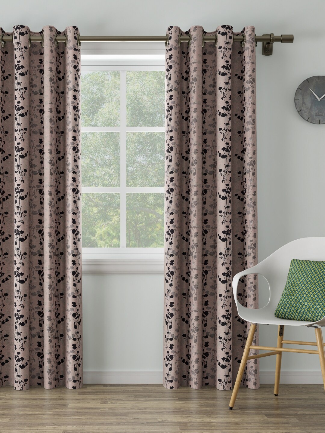 

DDecor Beige Single Long Door Curtain