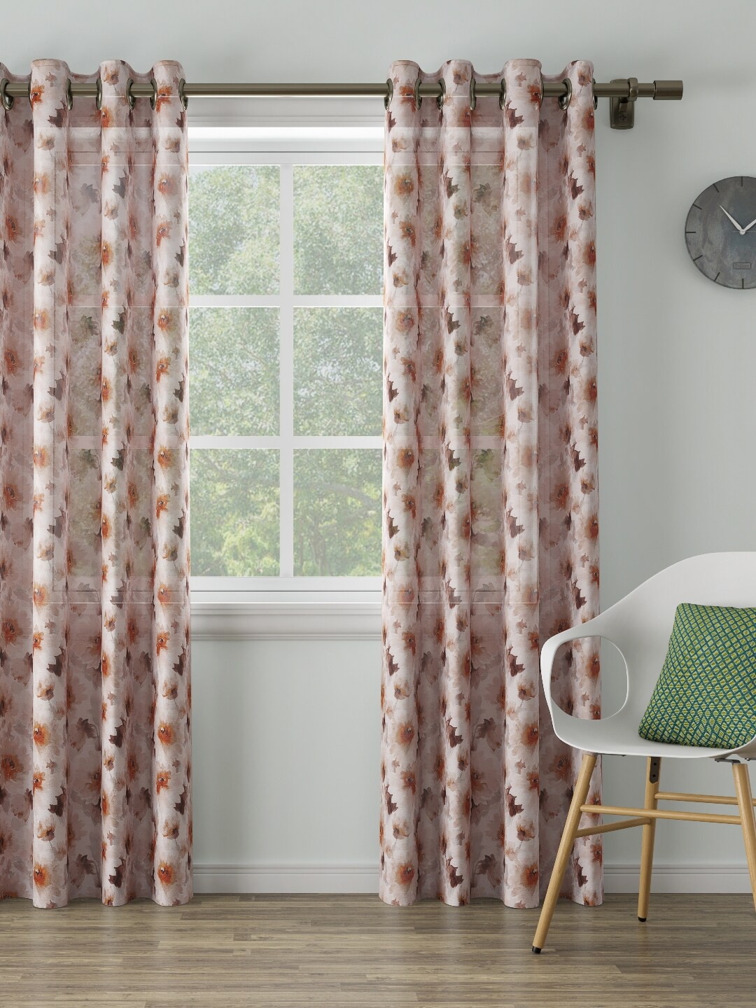 

DDecor Beige Single Door Curtain