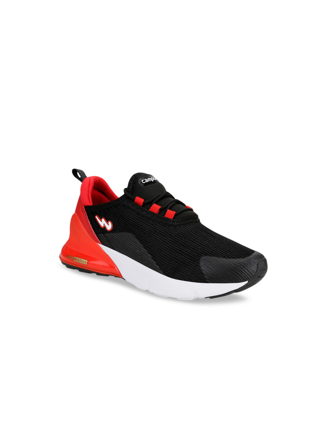 

Campus Unisex Kids Black Mesh Running Shoes