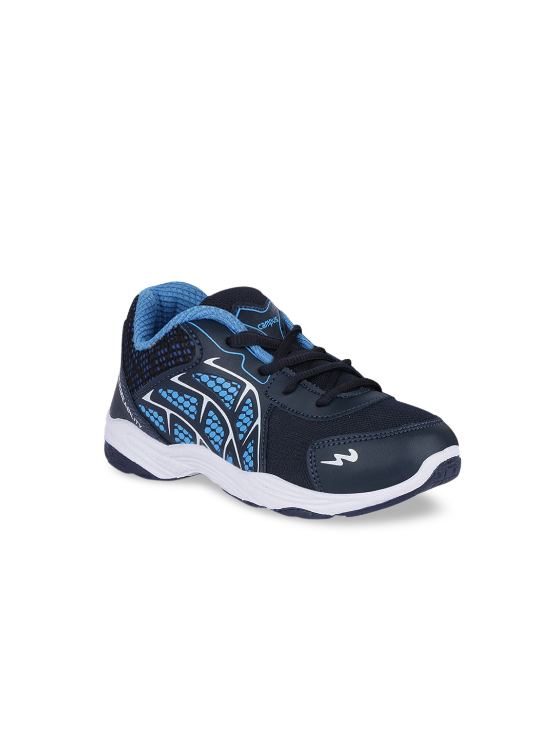

Campus Unisex Kids Navy Blue Mesh Running Shoes