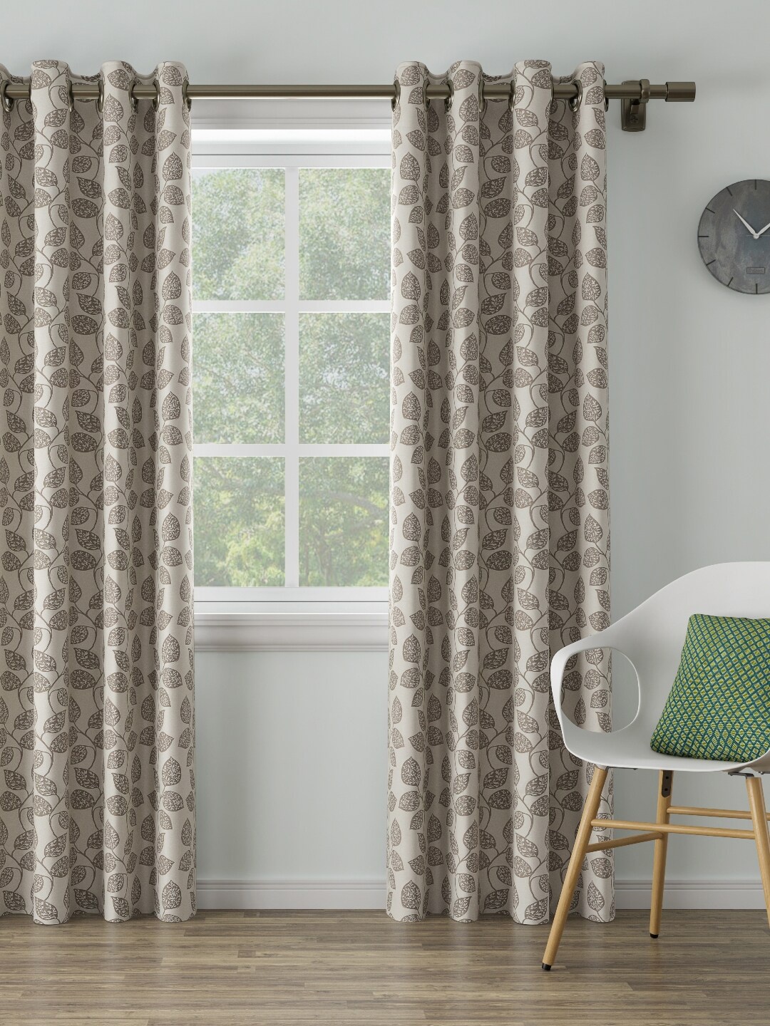 

DDecor Beige Single Long Door Curtain