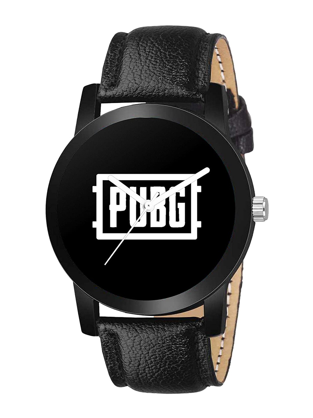 

SWADESI STUFF Boys Black & White Analogue Watch