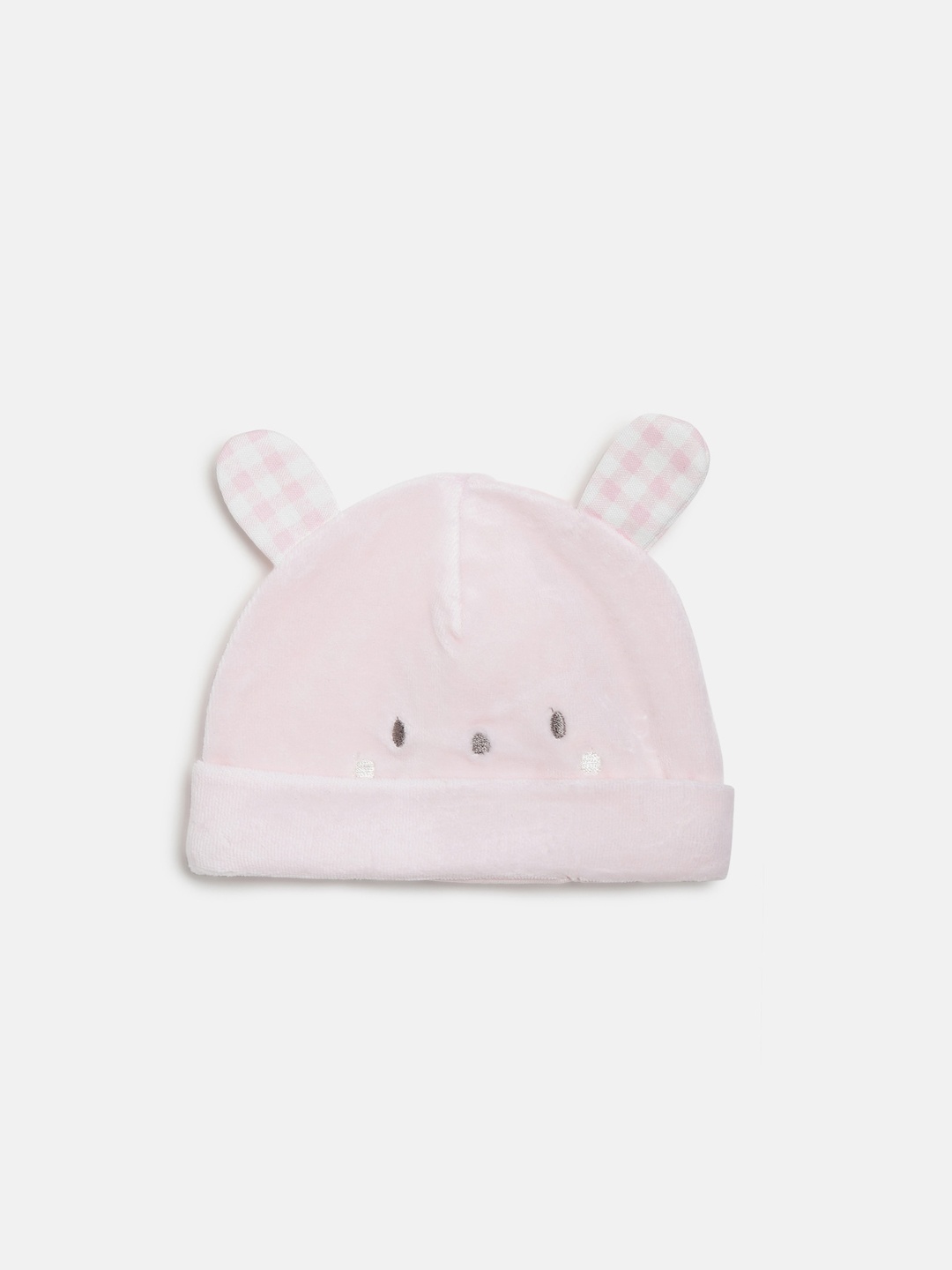 

Chicco Infants Pink Appliqued Bunny Hat