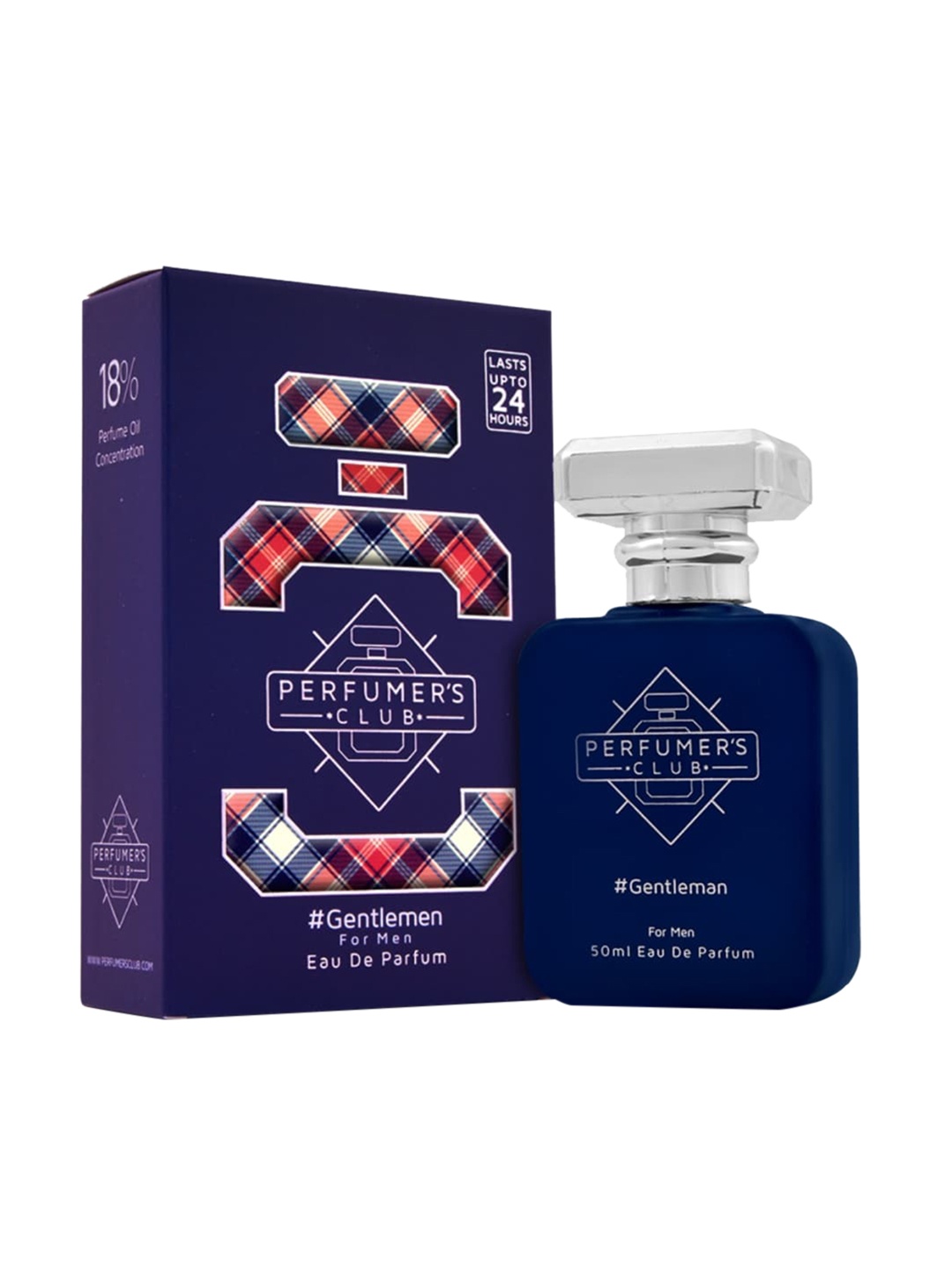 

PERFUMERS CLUB Men #Gentleman Eau De Parfum - 50 ml, Blue