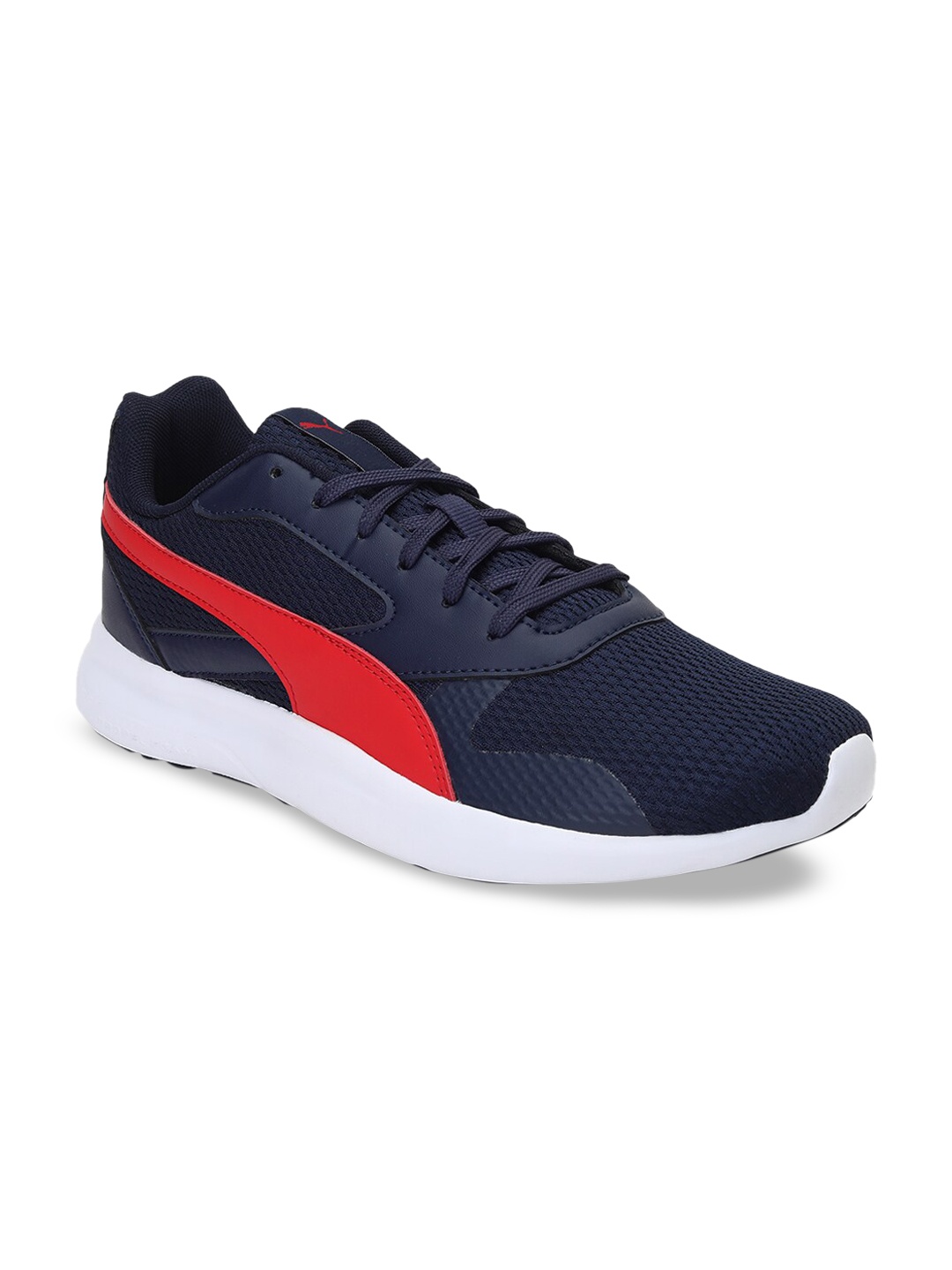 

Puma Unisex Blue Red Firefly Running Shoes
