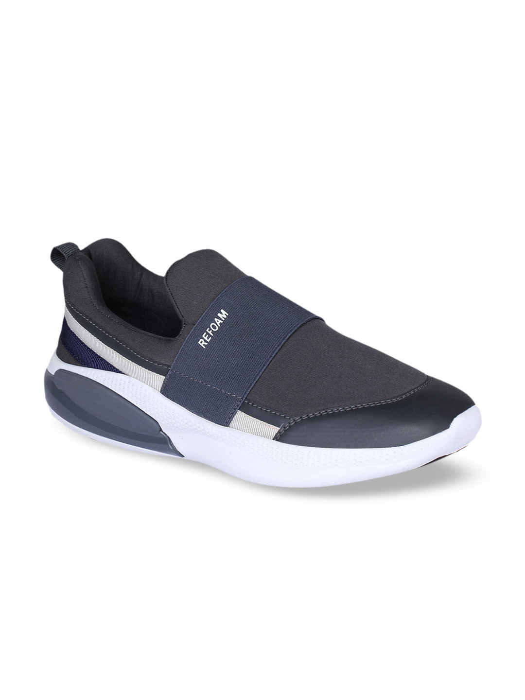 

REFOAM Men Grey Slip-On Sneakers