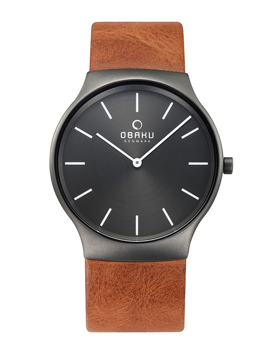

Obaku Men Black Analogue Watch V178GXUURZ