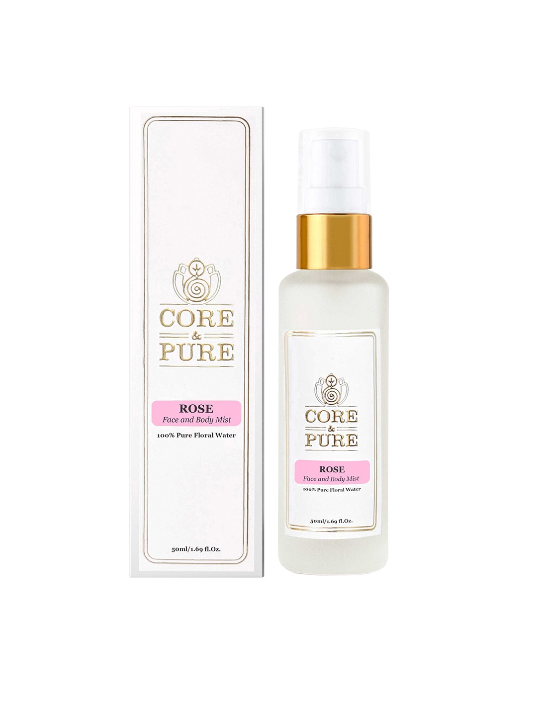 

CORE & PURE Rose Face and Body Mist 50ml, White