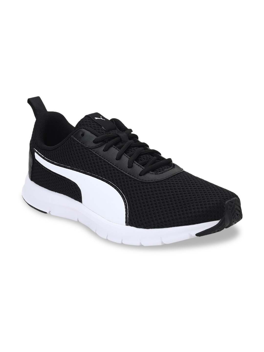 

Puma Men Black White Flexracer 20 Running Shoes