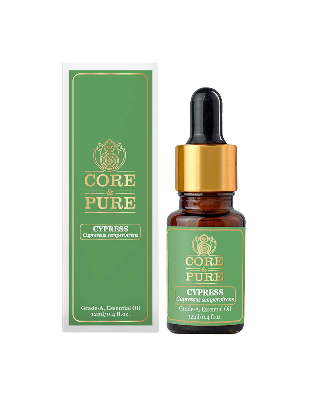 

CORE & PURE Cypress Grade-A Essential Oil 12ml, Brown