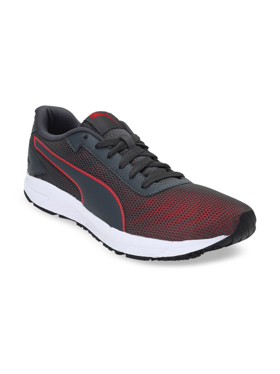 

Puma Men Black Red Rock Comfort Running Shoes