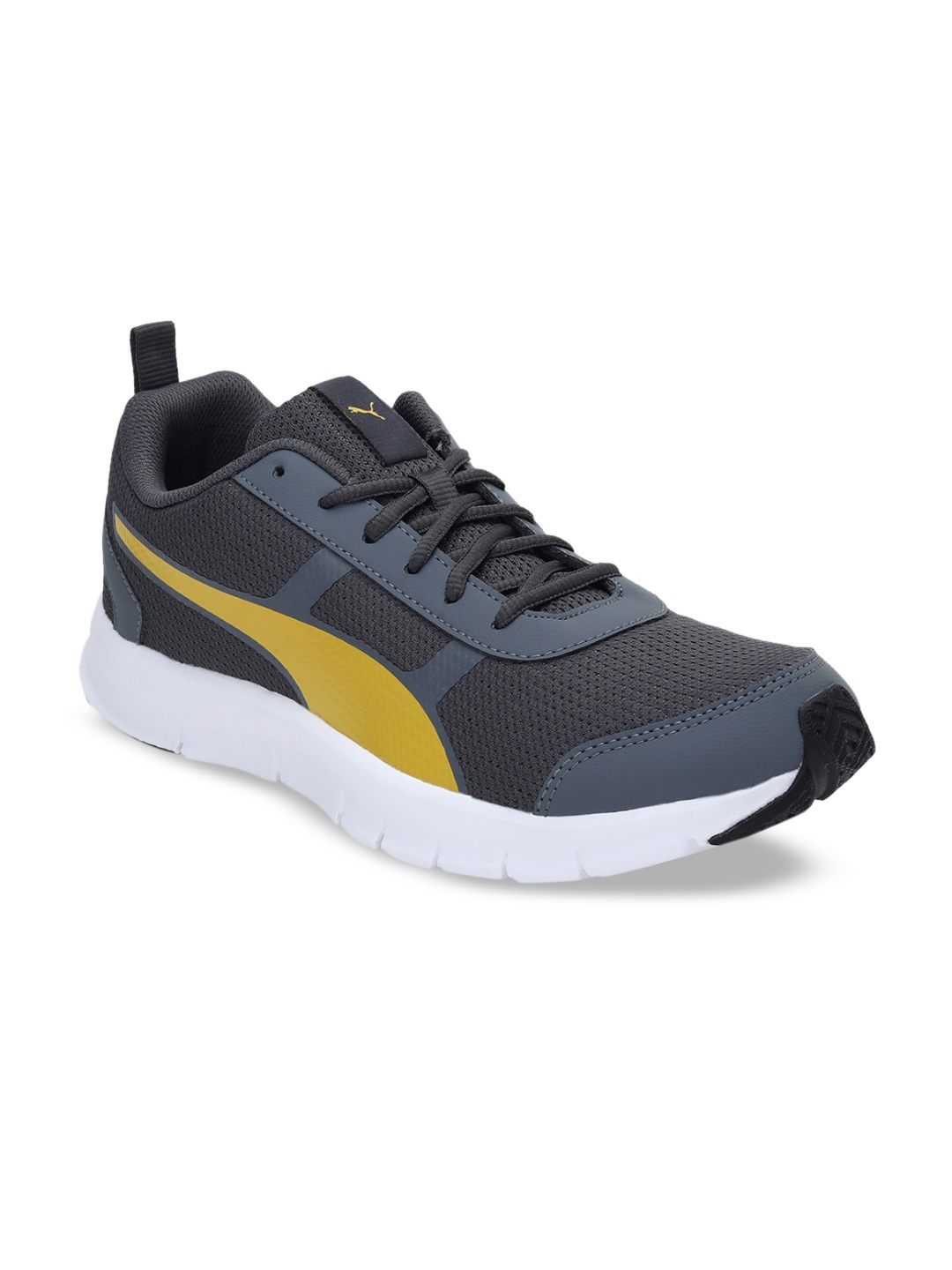 

Puma Men Grey Yellow Dash Sneakers