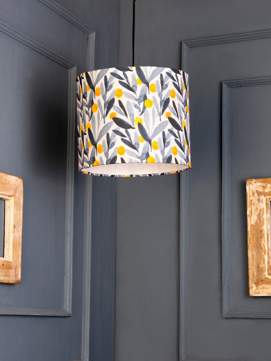 

green girgit Multicoloured Printed Hanging Light, Multi