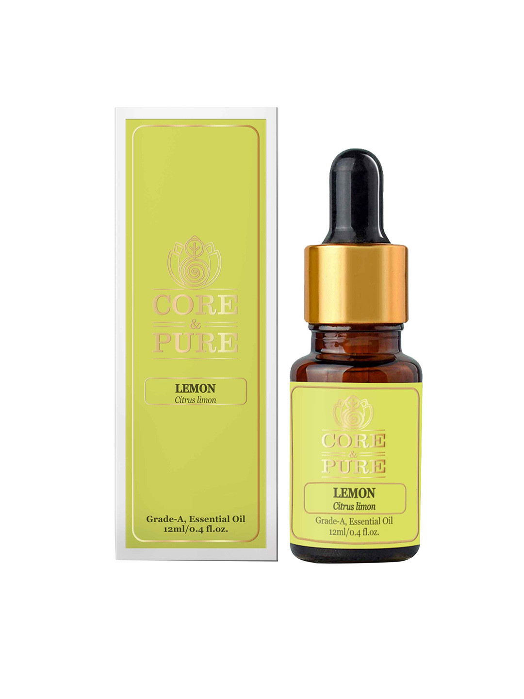 

CORE & PURE Lemon Grade-A Essential Oil, Brown