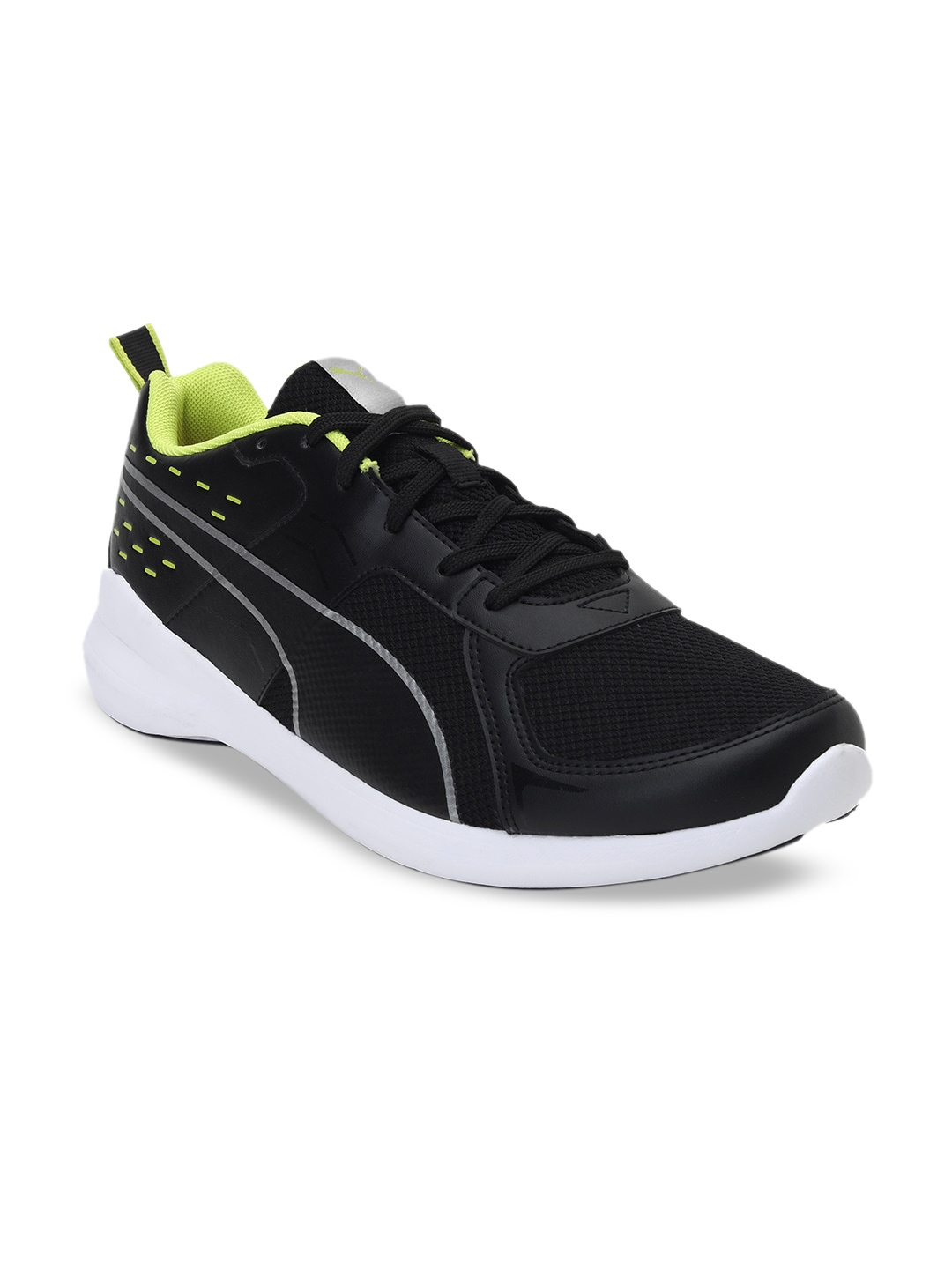 

Puma Men Black Pacer X Graphicster V1 Running Shoes