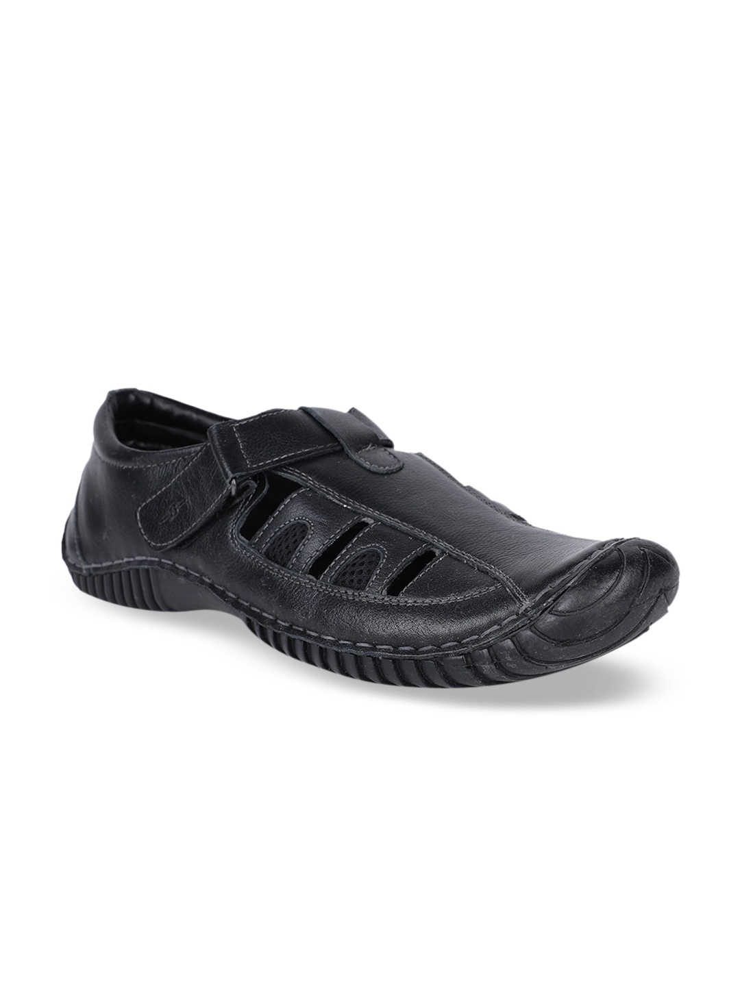 

Bata Men Black Sandals