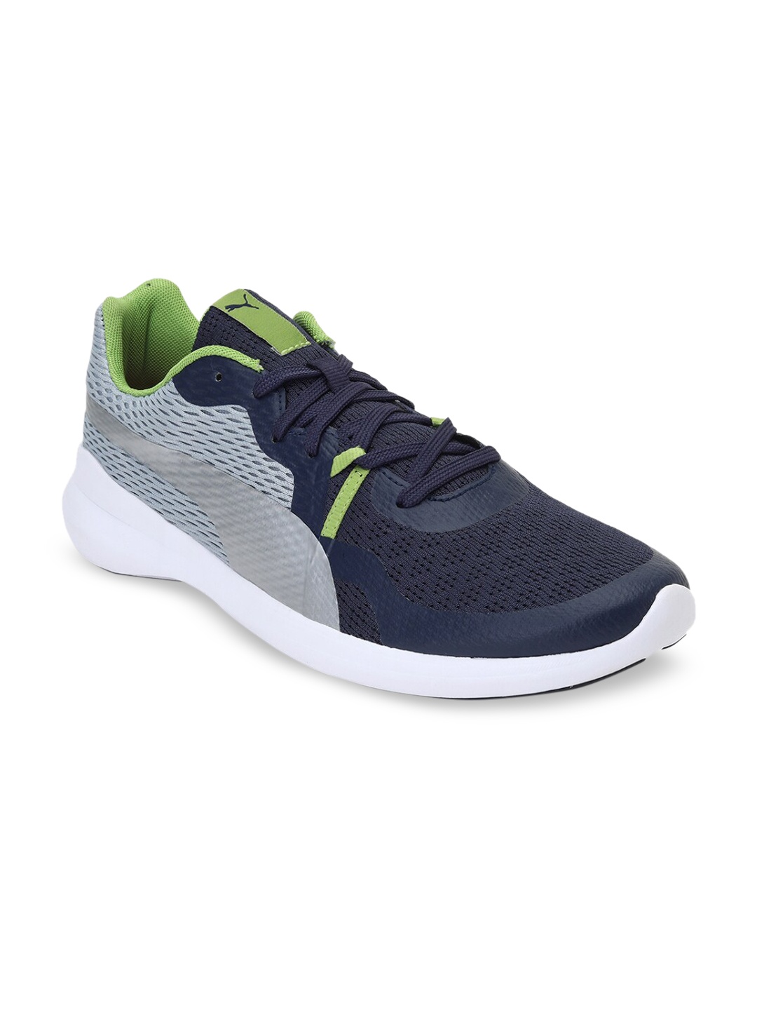 

Puma Men Blue Grey Wave V1 Running Shoes