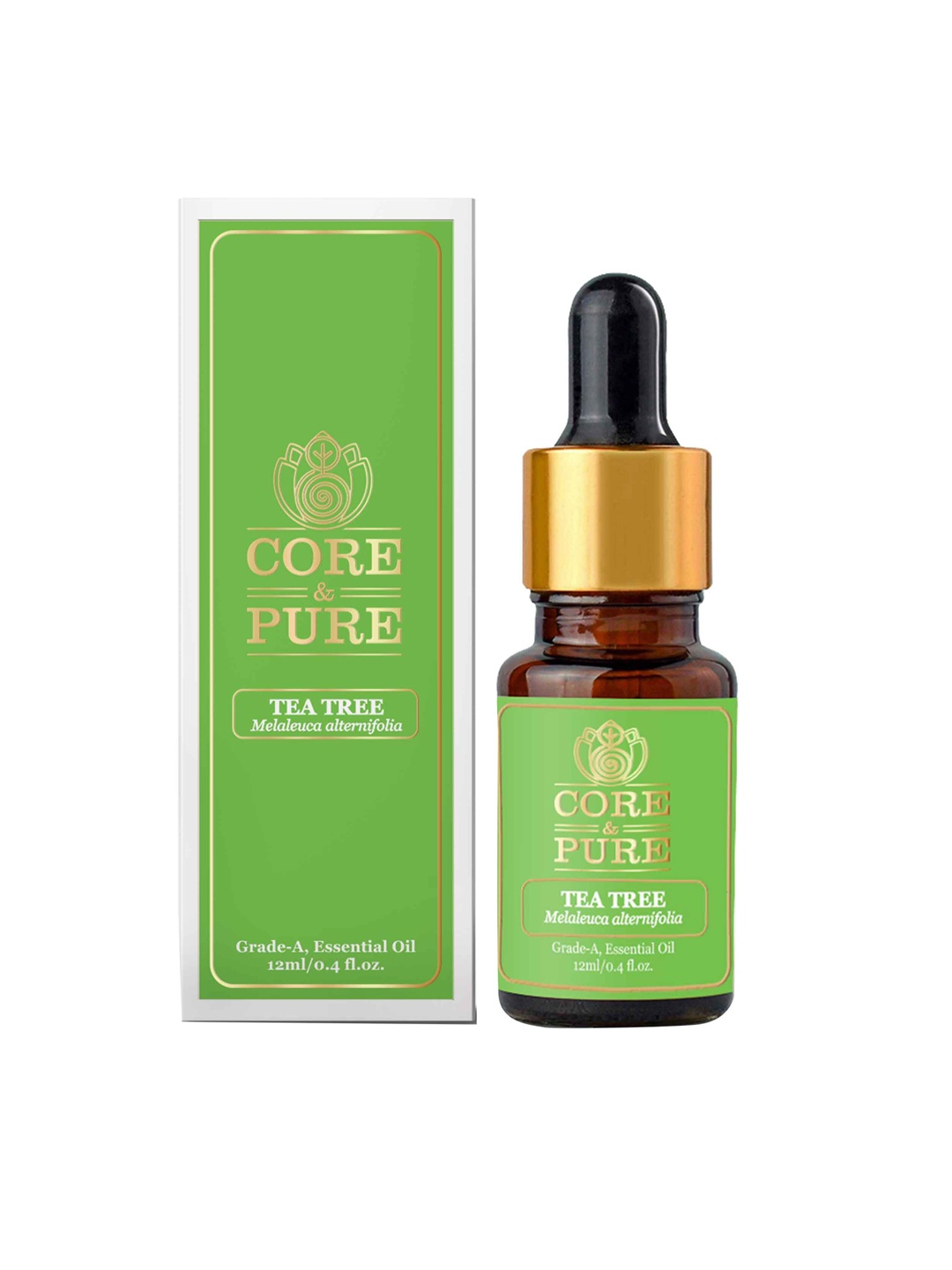 

CORE & PURE Tea Tree Grade-A Essential Oil 12ml, Green