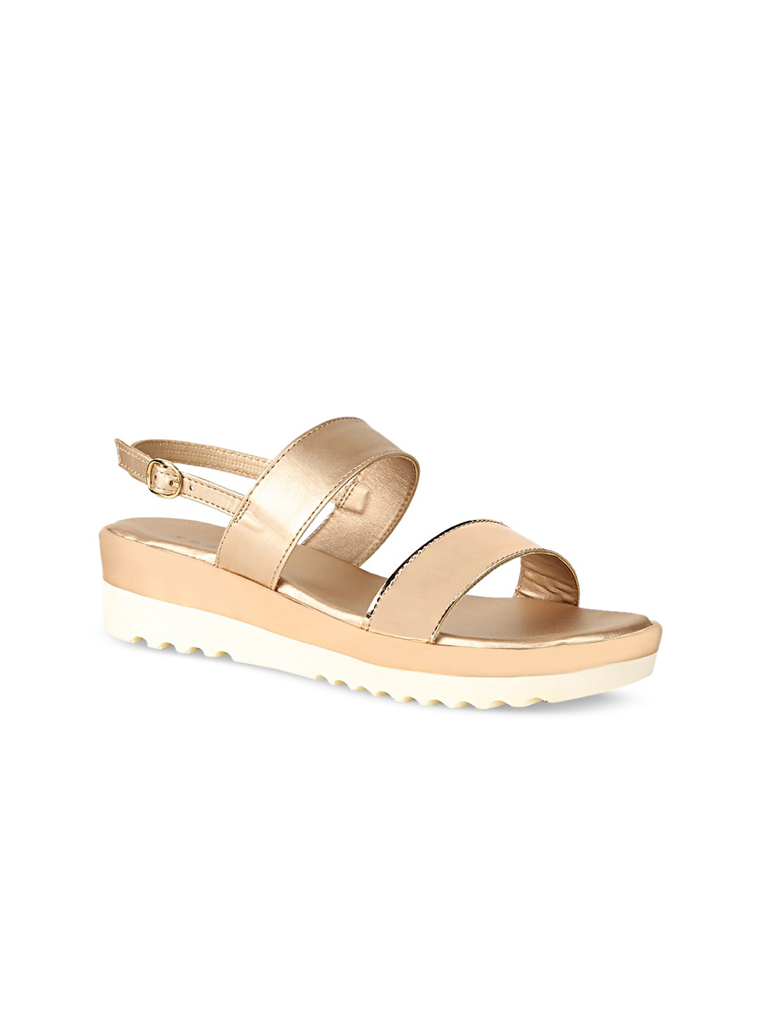 

Footin Women Gold-Toned Solid Heels