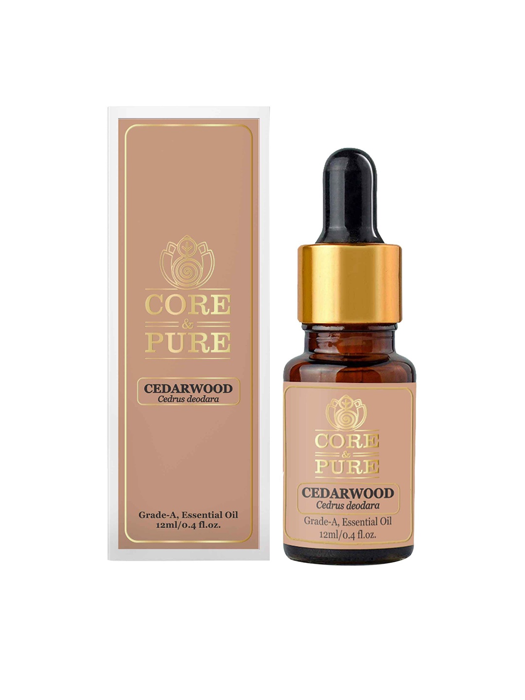 

CORE & PURE Cedarwood Grade-A Essential Oil 12 ml, Brown