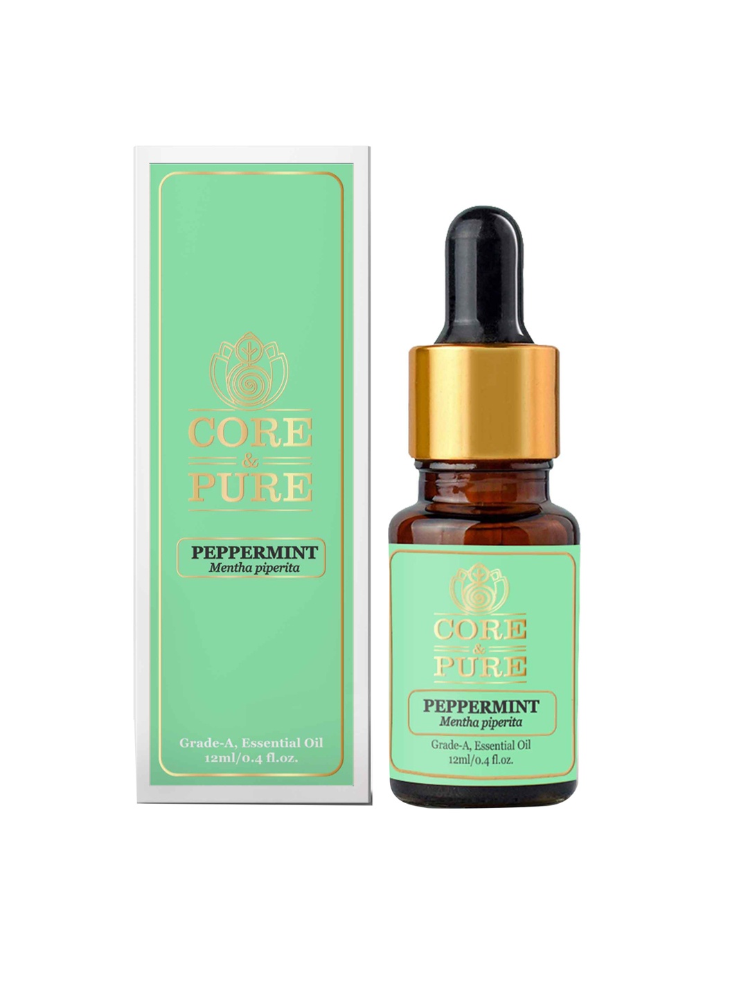 

CORE & PURE Peppermint Essential Oil 12ml, Green