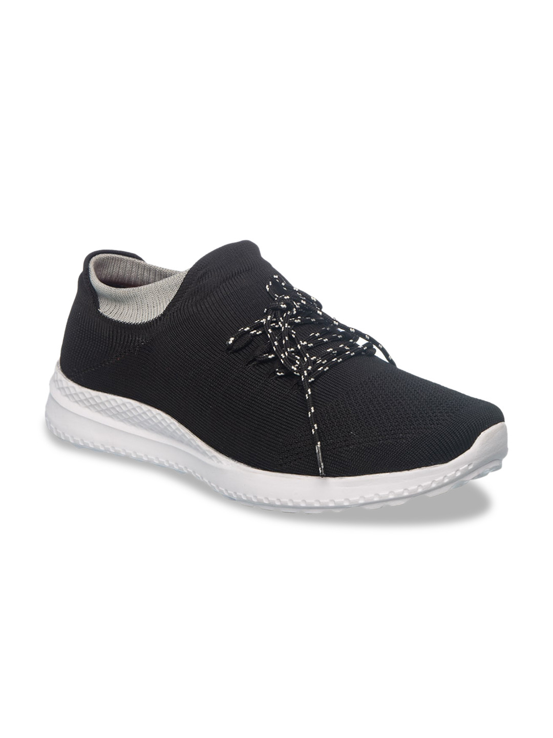 

Khadims Men Black Solid Sneakers