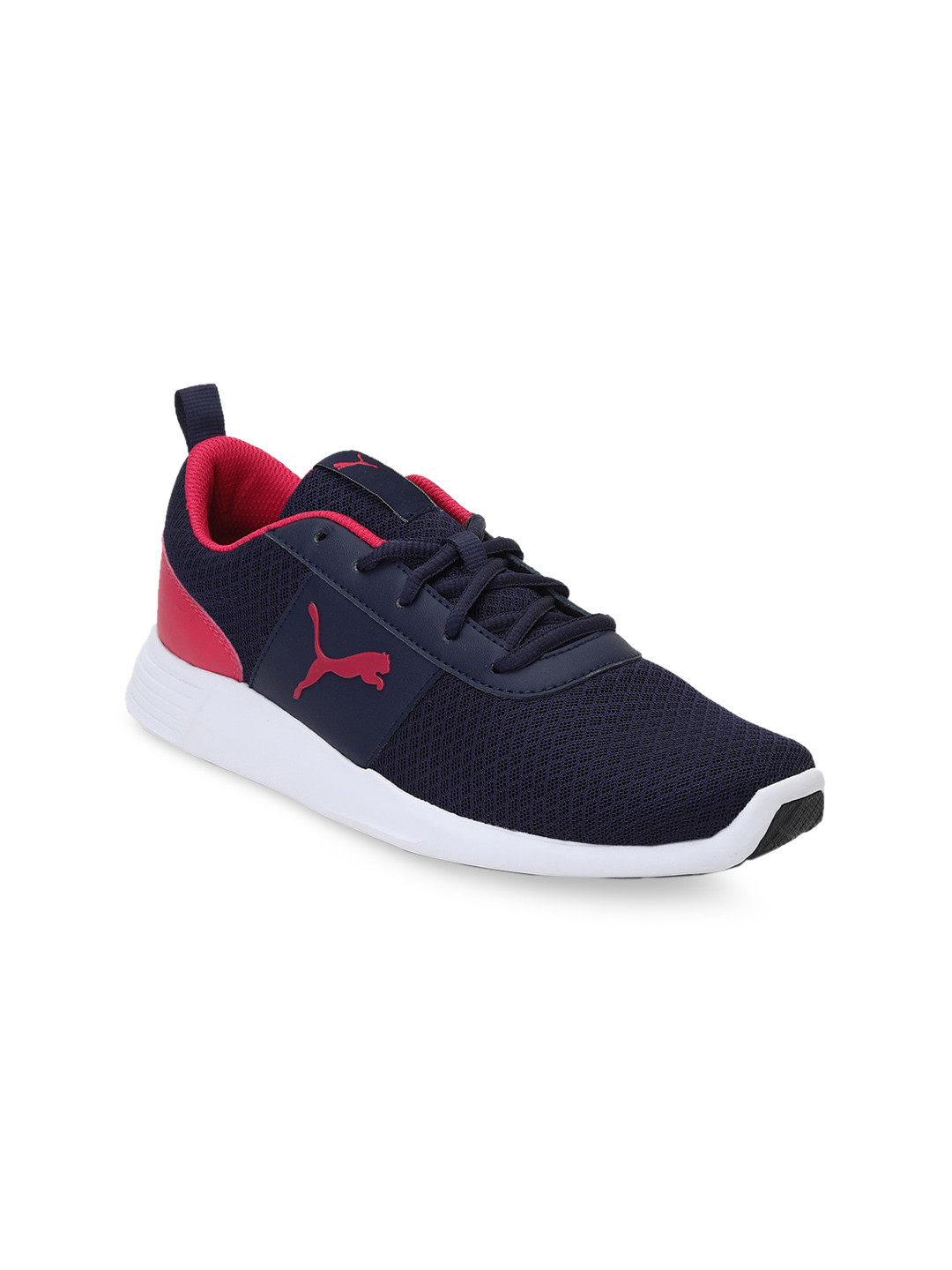 

Puma Women Navy Blue Woven Design Sneakers