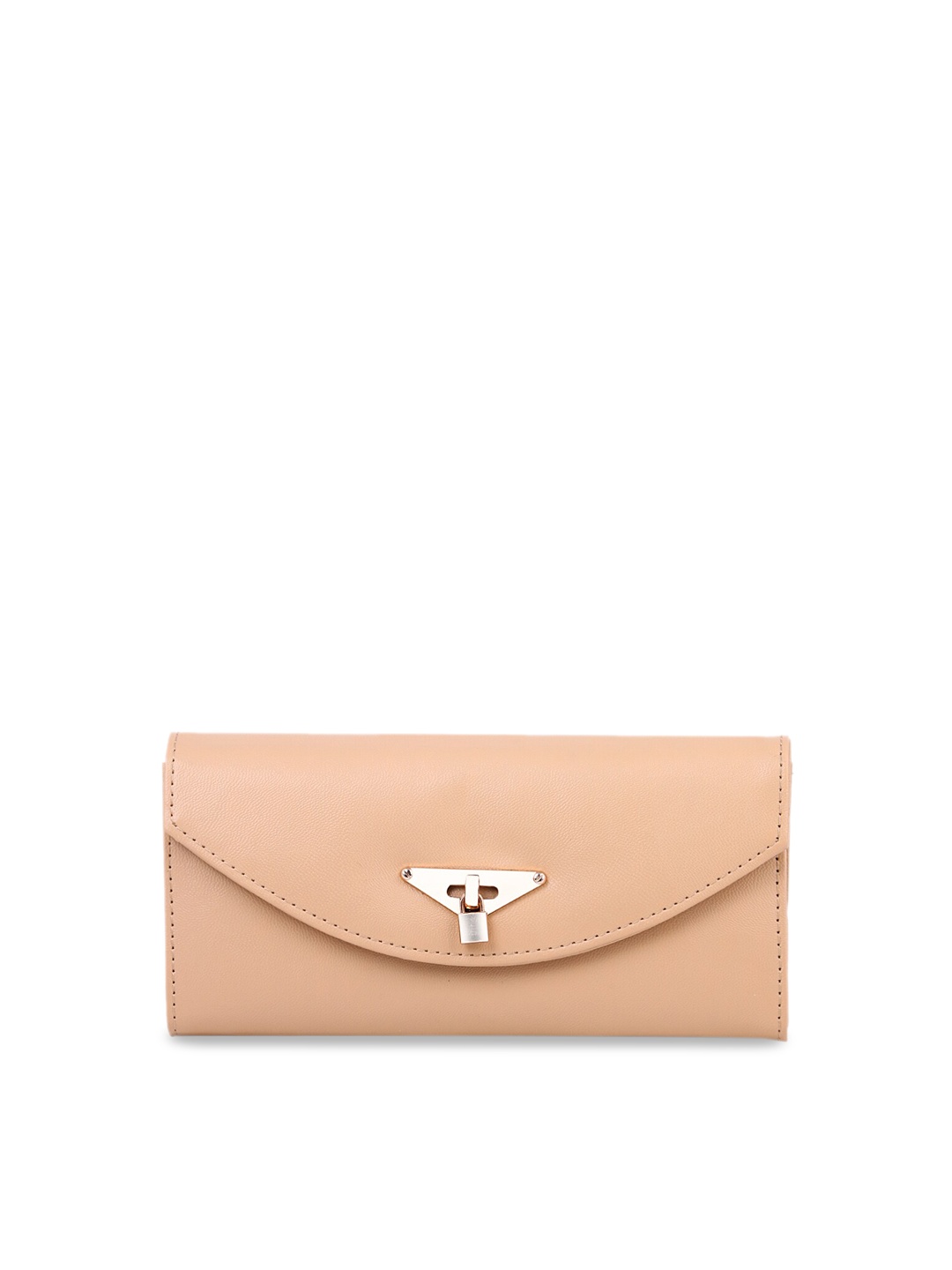 

WOMEN MARKS Beige Solid Clutch