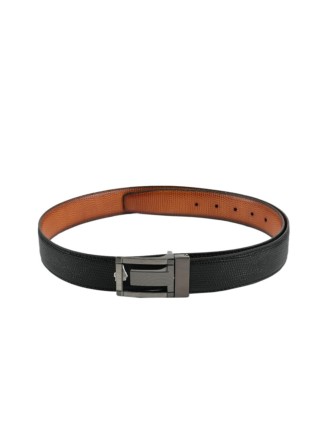 

WINSOME DEAL Men Black & Brown Solid Reversible Belt