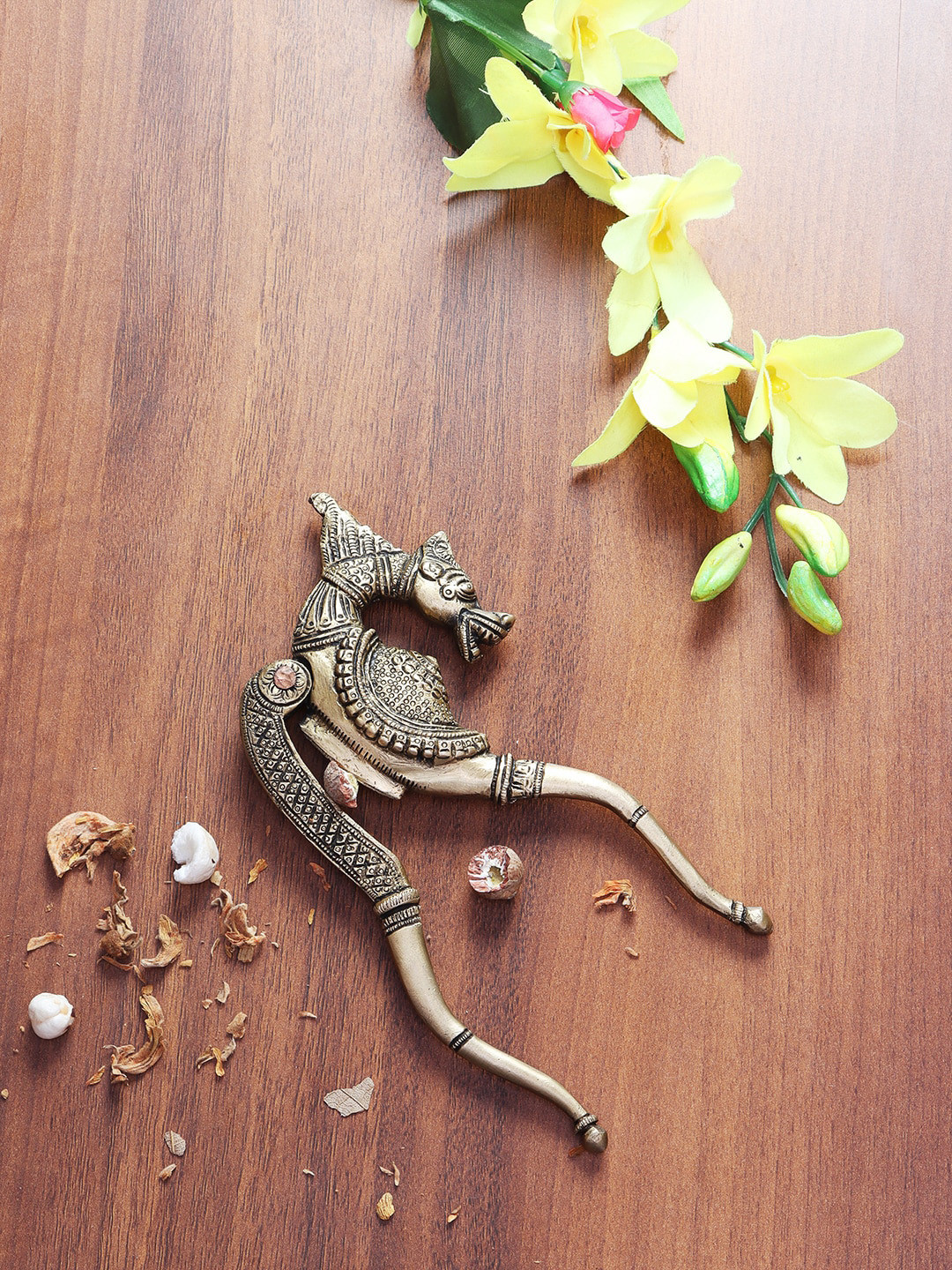 

Imli Street Gold-Toned Brass Betel Nut Cracker