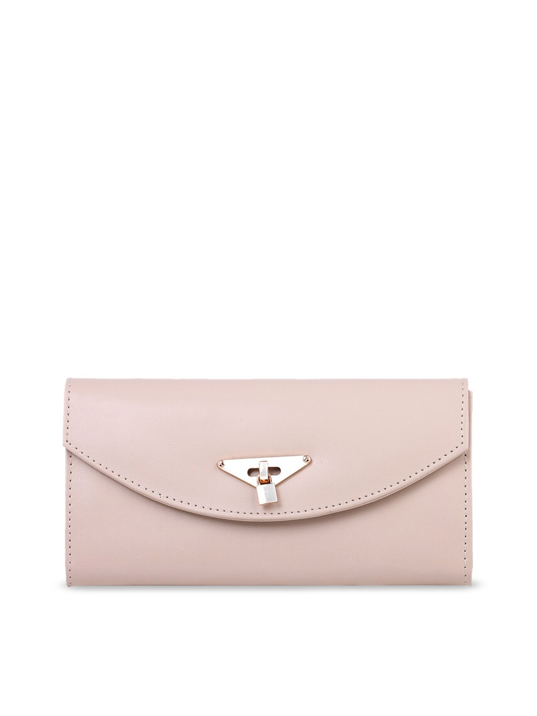 

WOMEN MARKS Cream-Coloured Solid Clutch