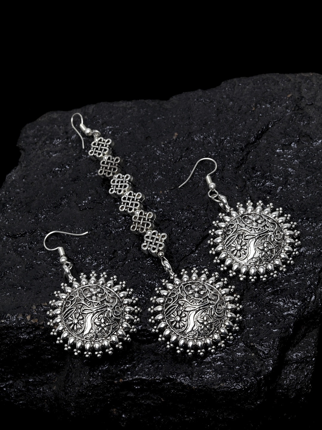 

PANASH Oxidized Silver-Plated Jewellery Set
