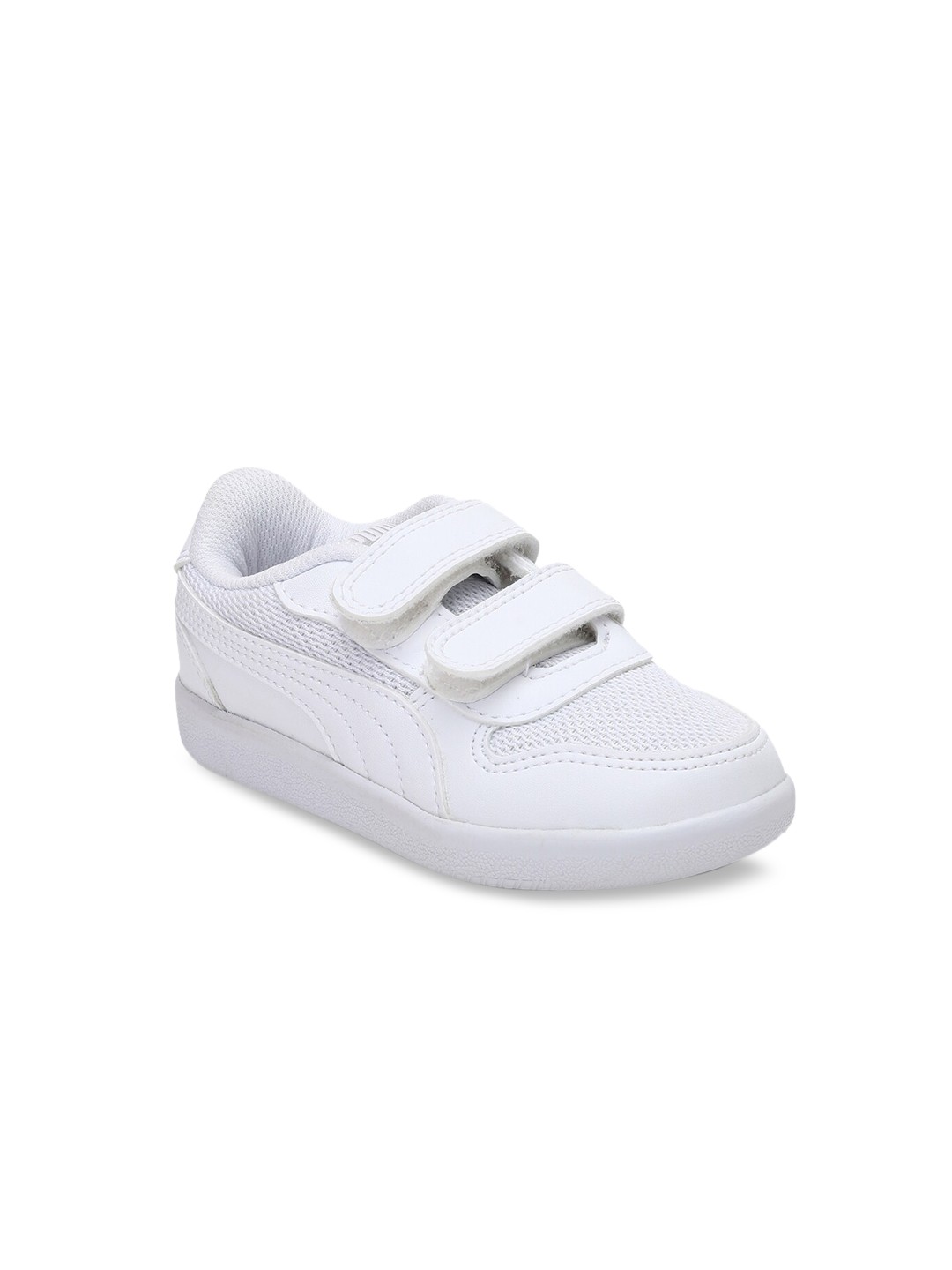 

Puma Unisex Kids White Slip-On Sneakers