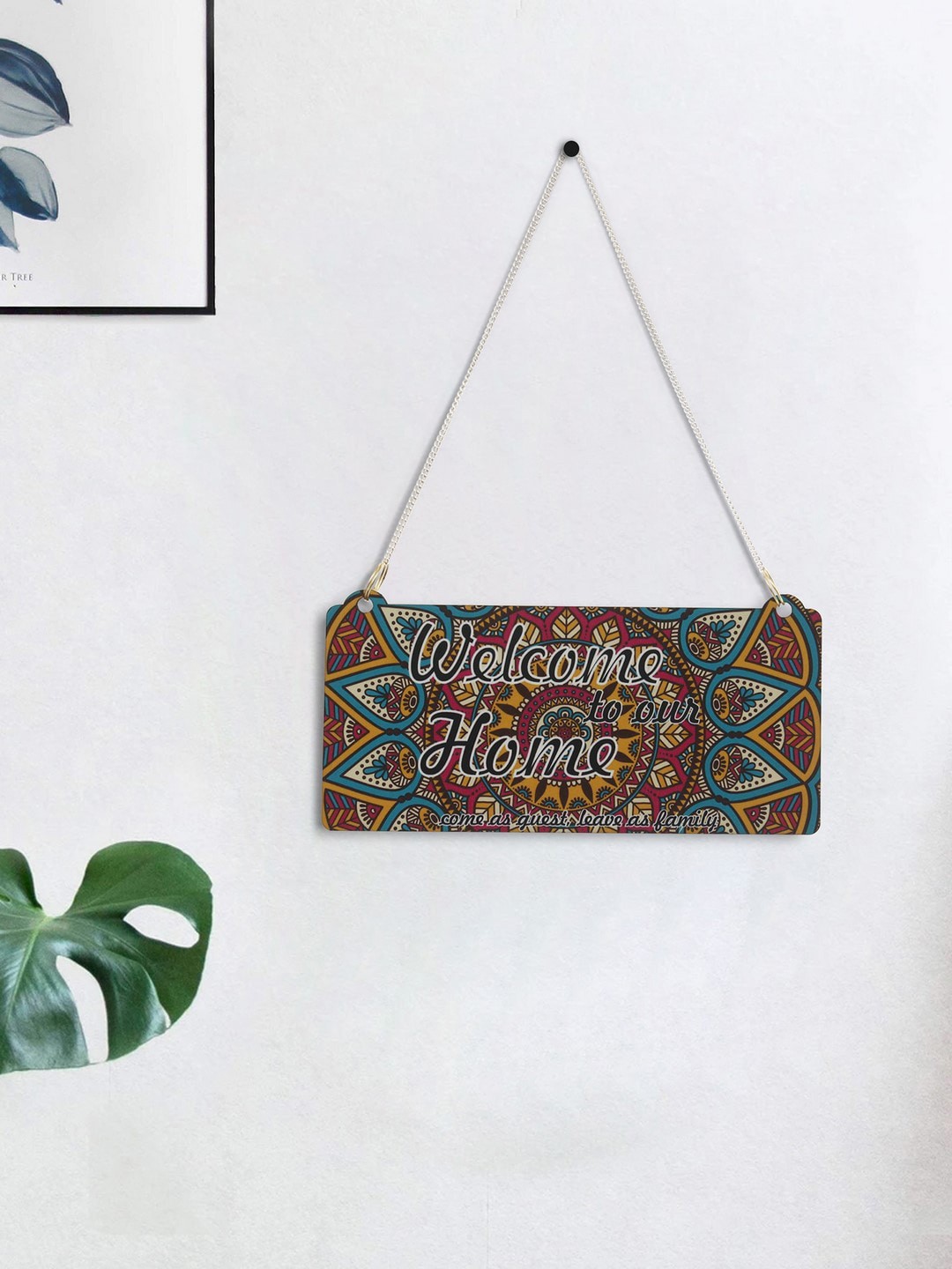 

eCraftIndia Ready to Hang Wood Wall Hanging, Brown