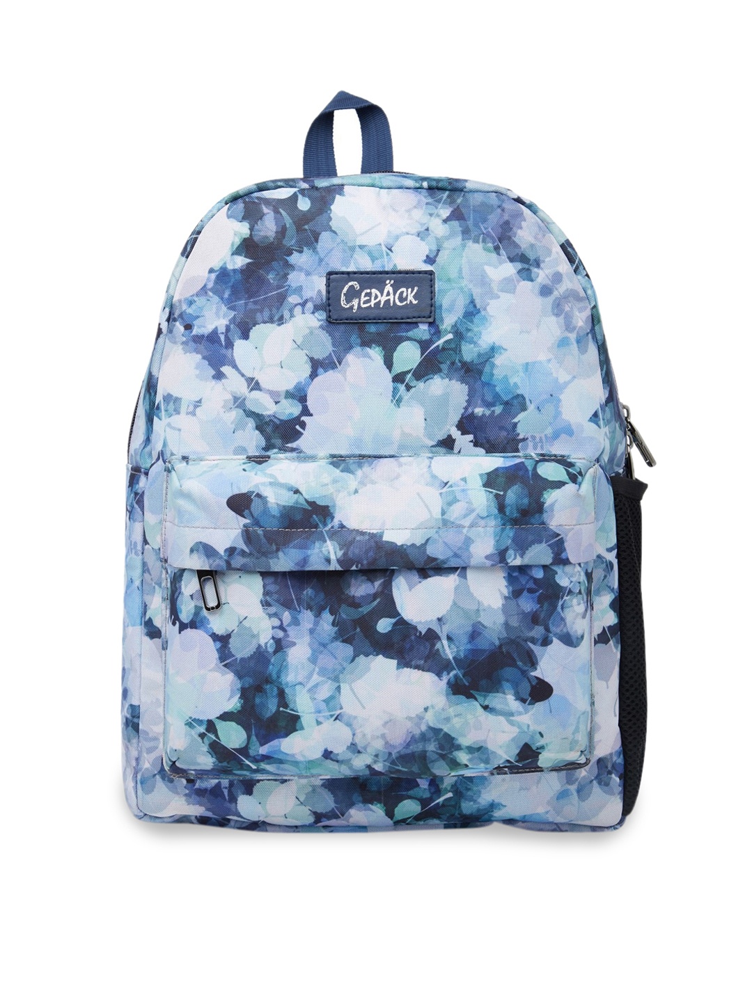 

GEPACK by BagsRus 30cm Navy Blue and Multicolor Polyester Laptop Office Travel Bag for Women