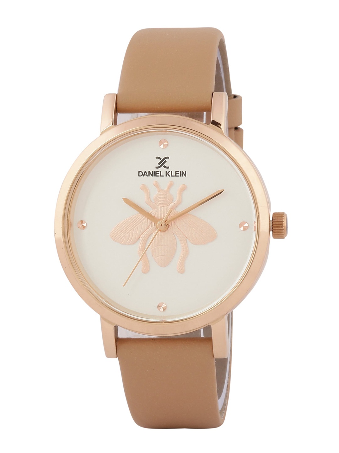 

Daniel Klein Women Silver-Toned & Rose Gold Analogue Watch