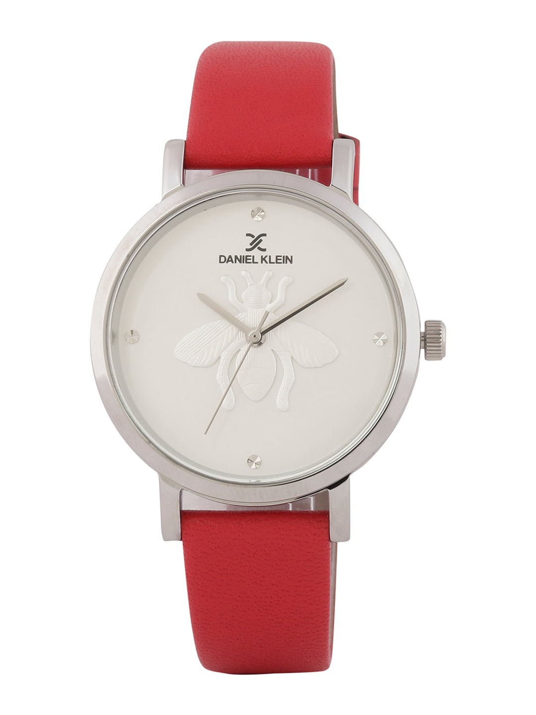 

Daniel Klein Women White & Red Analogue Watch