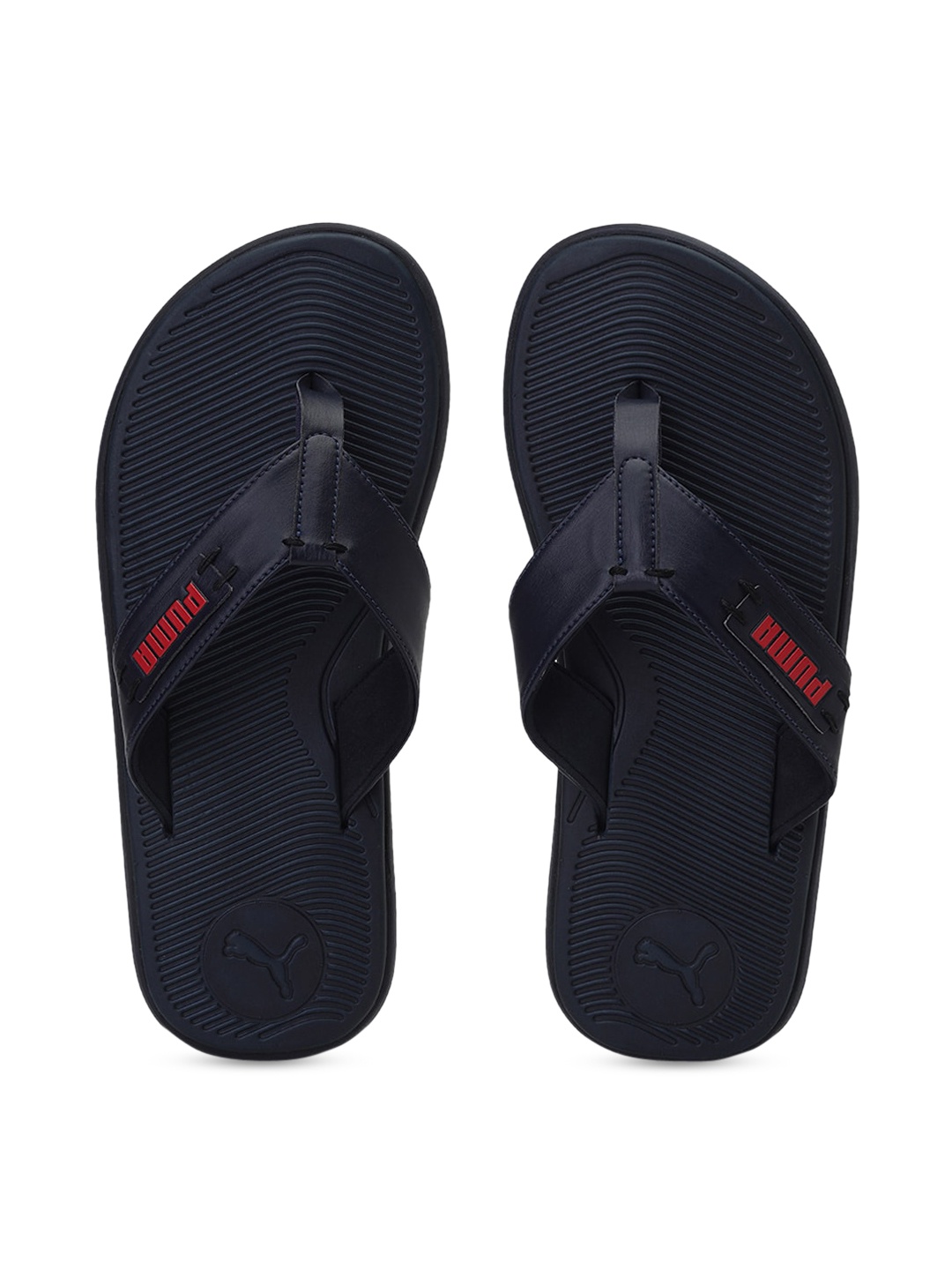 

Puma Men Blue Solid Thong Flip-Flops