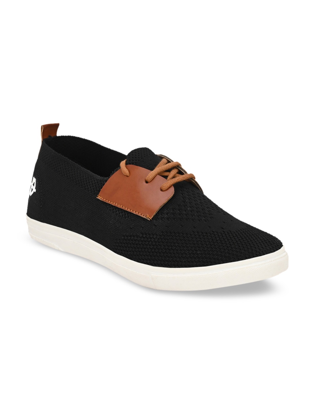 

Provogue Men Black & Brown Colourblocked Sneakers
