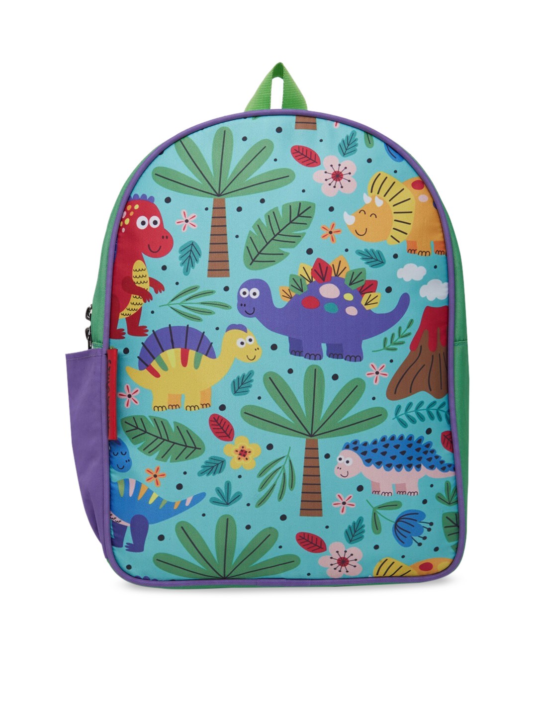 

GEPACK by BagsRUs Green 26cm Dino Character School Backpack Bag, Multi