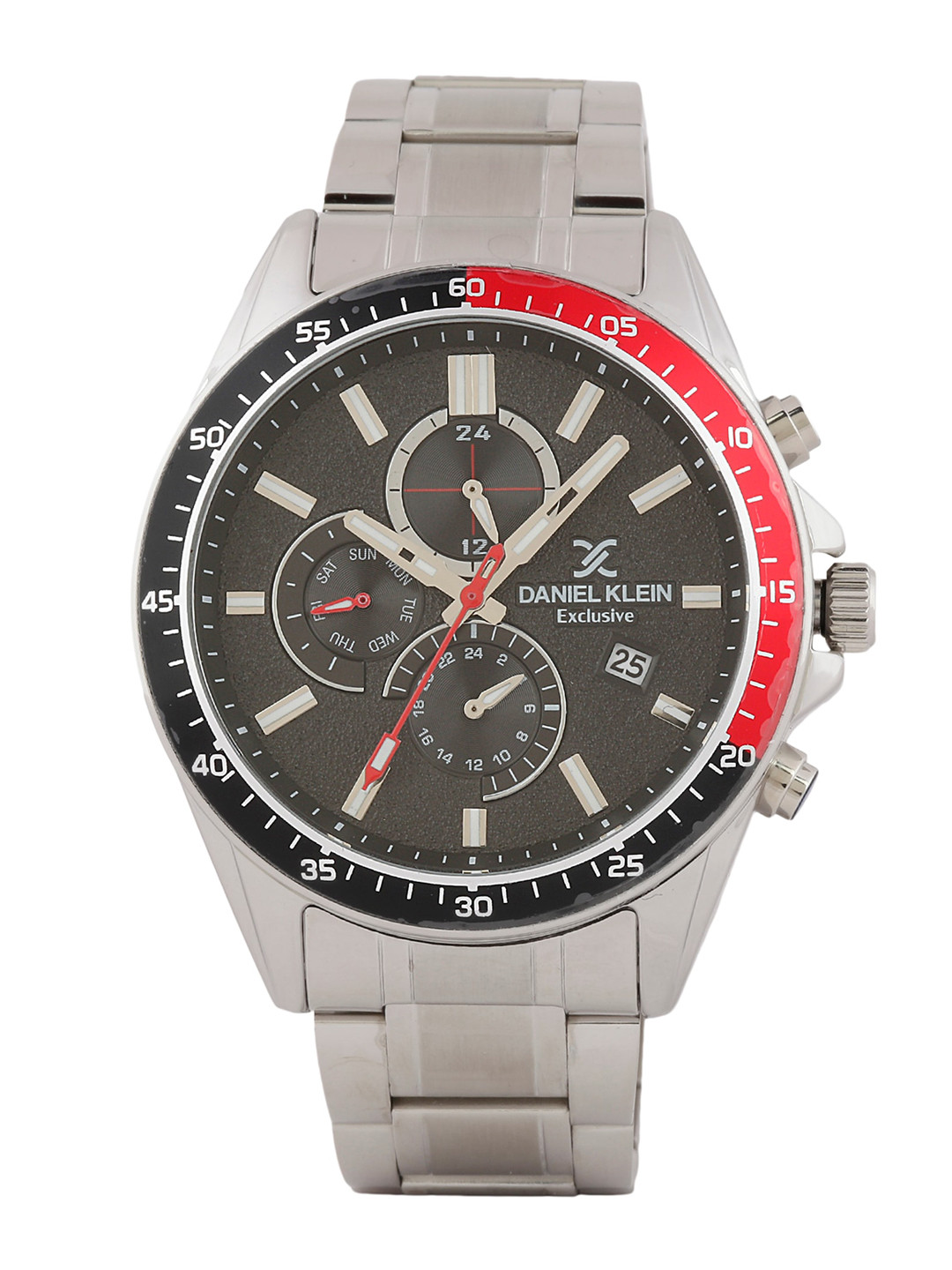 

Daniel Klein Men Black & Silver-Toned Analogue Watch