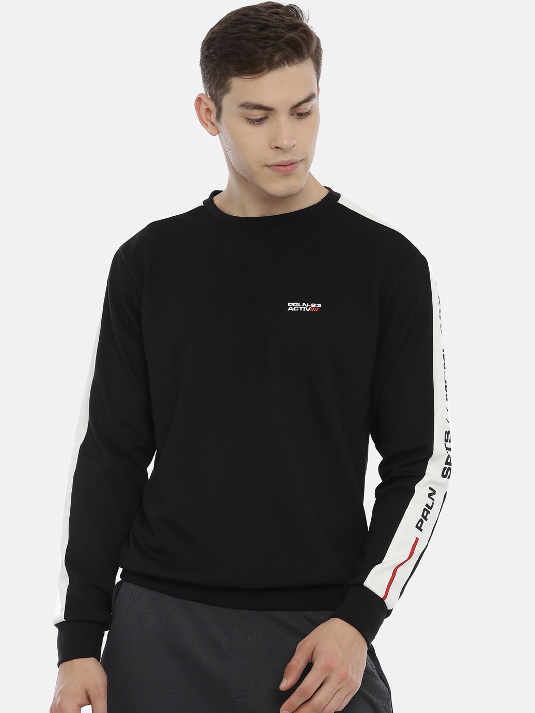 

Proline Active Men Black Printed Sweatshirt