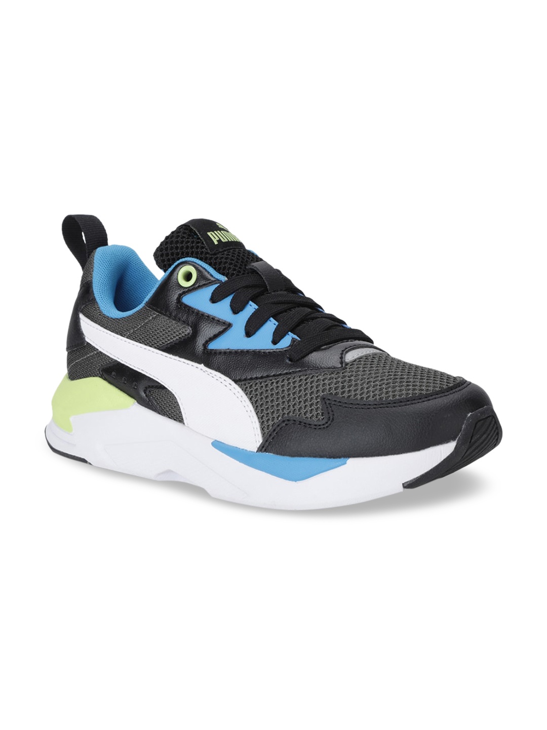 

Puma Kids Black & Blue Colourblocked X-Ray Lite Jr Sneakers